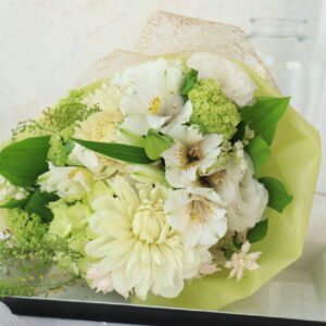 花束　白