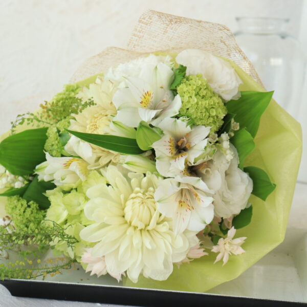 花束　白